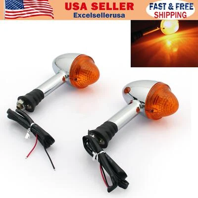 Motorcycle Bulb Turn Signals Light Fit For Bonneville SE T100 2001-2013 UE Foto 1 de 4