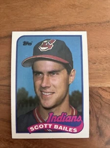1989 Topps - #339 Scott Bailes Cleveland Indians MLB Baseball Card - Picture 1 of 2