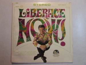 LIBERACE NOW STEREO LP DLP 25816 100% GENUINE AUTOGRAPHED - WATER DAMAGED JACKET - Picture 1 of 9