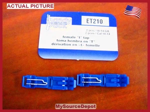 HANDY PACK,2 PIECES,FEMALE "T", 18-14 GAUGE - Foto 1 di 3