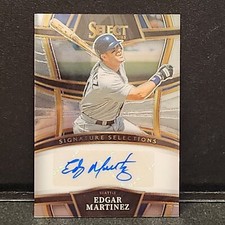 Edgar Martinez 2023 Panini Select Baseball Signature Signatures