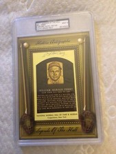 2011 Legends Of The Hall Bill Terry Autographed PSA/DNA Slabbed & Authenticated