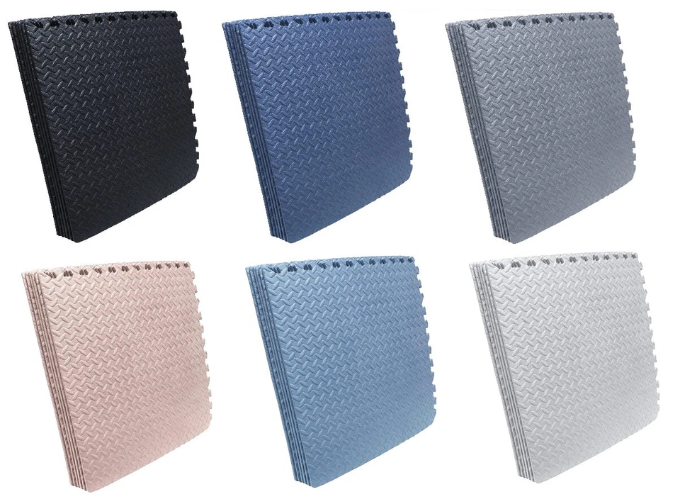  24"x24" EVA Foam Exercise Floor Mat Gym Flooring Fitness Yoga Workout Tiles - Image 1 of 1