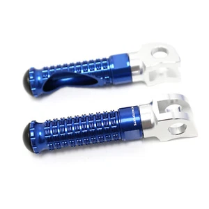 Blue CNC MPRO Front Foot Pegs For BMW F 800 GT 12 13 14 15 16 17 18 - Picture 1 of 7