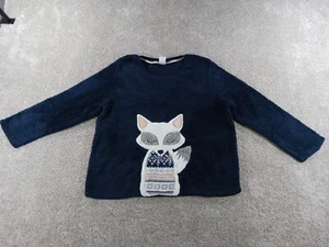Secret Treasures Womens Sleepwear Sweater 2X Blue Polyester Fox - Picture 1 of 11