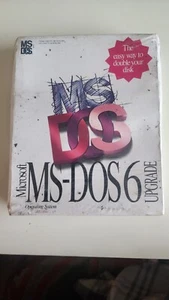 Microsoft MS-DOS 6.0 upgrade Operating System 3.5" disk Vintage Sealed - NEW - Picture 1 of 5
