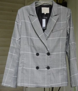 Vera und Lucy von Nasty Gal grau karierter Blazer Damen XL - Bild 1 von 4