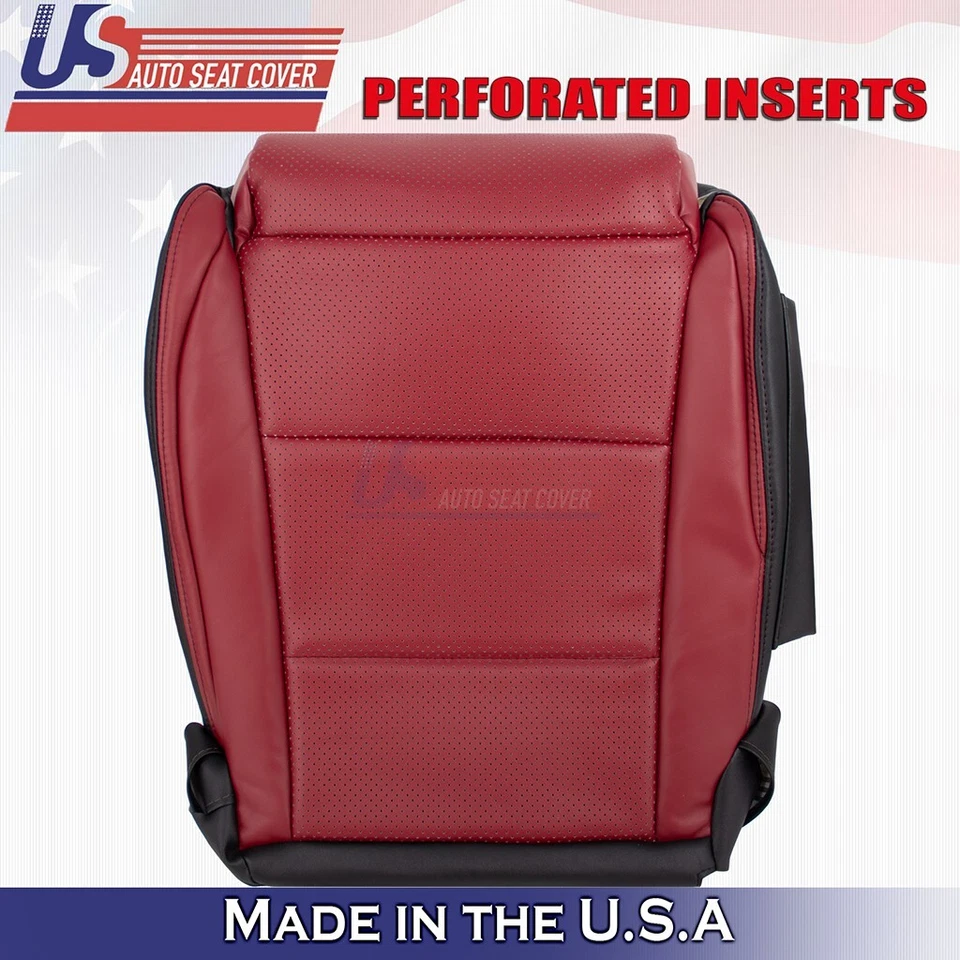 Cubierta de asiento de cuero roja para parte inferior del conductor Lexus GS350 F-Sport 2017 2018 2019 2020 Foto 1 de 4