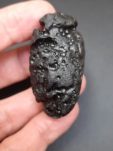 Very rare Tektite - Billitonite big size - 46,10g / 5 cm - Batu Satam Indonesia - Picture 1 of 12