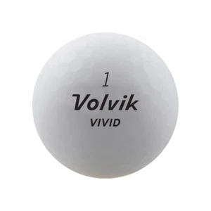 12 Volvik Vivid Matte White Mint Used Golf Balls AAAAA *SALE!* - Picture 1 of 8