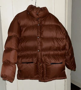 Vintage 70’s 80s North Face Brown Label Puffer Jacket SZ XL Rare Retro - Picture 1 of 7