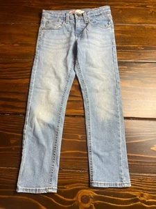 Levi's Jeans, Girl's Size 8, Blue, Denim, Skinny, Pockets, Adjustable Waist - Picture 1 of 10