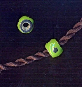 Ciondolo smaltato Verde per catene snake 4mm - Imagen 1 de 1