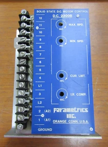 💥PARAMETRICS INC. SOLID STATE D.C MOTOR CONTROL 2300B - Picture 1 of 6