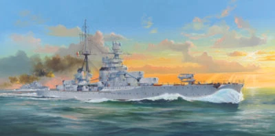 Zara Croiseur Lourd Regia Marina Italienne Heavy Cruiser 1:3 50 Plastique Kit Foto 1 de 4