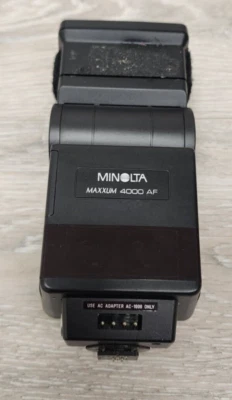 Minolta Maxxum 4000 AF Flash Shoe Mount Tested Working - Image 1 of 4