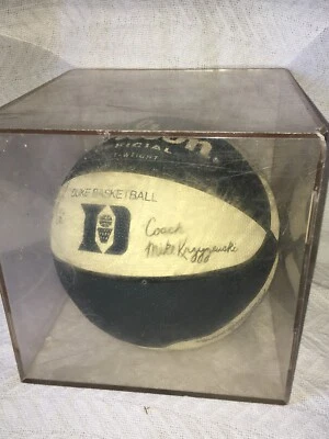 Vintage Duke Blue Devils Wilson Basketball Autographs Signed Coach K + Players - Image 1 of 4