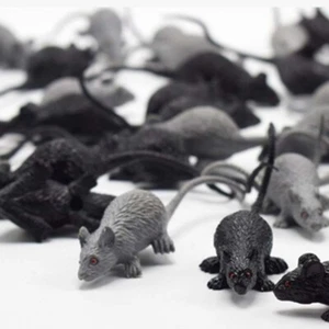 6Pc Simulation Mini Mouse Model Fake Mice Rats Decorations Mouse Toy Model - Afbeelding 1 van 11