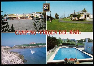 Camping Virgen Del Mar Spain Postcard - Picture 1 of 2