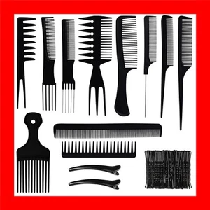 14 PCS Professional Hair Comb Set for Women Men Hair Stylists Styling Hair Co - Picture 1 of 9