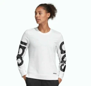 NEW ADIDAS ESSENTIALS WOMEN'S FRENCH TERRY SWEATSHIRT ~SIZE SMALL #DX2533 - Picture 1 of 6