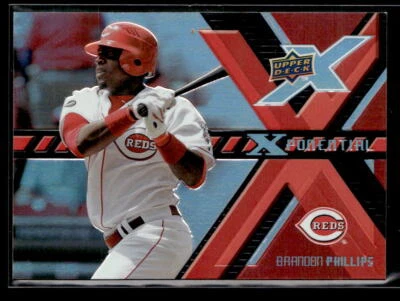 Brandon Phillips - 2008 Upper Deck X Xponential #X-BP Cincinnati Reds - Image 1 of 2