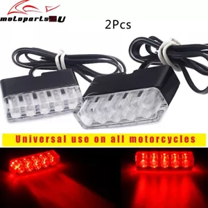 5 LED Running Brake Stop Tail Turn Signal License Plate Light Universal all Moto - Picture 1 of 7