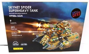 Piececool 3D Metal Model Kit SKYNET SPIDER SUPERHEAVY TANK New PC-HP086-SGN - Picture 1 of 7