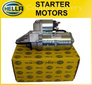 LAND ROVER DEFENDER PUMA 2.2 & 2.4 TDCI STARTER MOTOR FITS 2007 to 2016 HELLA - Picture 1 of 11