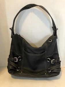 Etienne Aigner Black Leather Purse - Picture 1 of 7