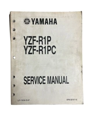 2001 Yamaha YZF-R1P, YZF-R1PC Service Manual LIT-11616-15-47 Foto 1 de 2