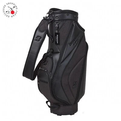 BRIDGESTONE Golf Cart Bag 9 x 47in 5-way 2024 Mode/ Lightweight Black /Dark Gray - Image 1 of 4