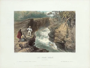 WH BARTLETT Antq 1841 Grabado de CANADIAN SCENERY ILLUS, LES MARCHES NATURELES - Imagen 1 de 1