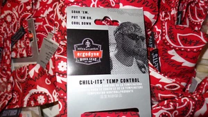 11er Pack NEU ERGODYNE CHILL-ITS RED BANDANA - Bild 1 von 5