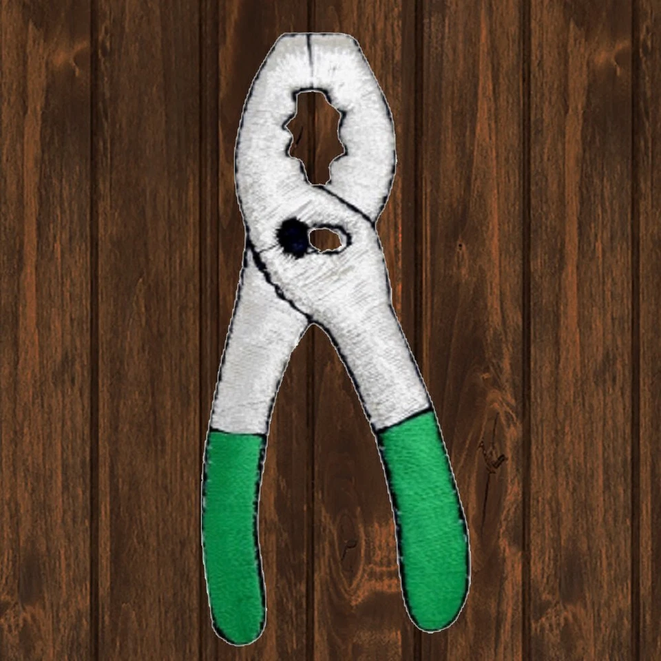 Pliers Embroidered Patch — Iron On - Image 1 of 1
