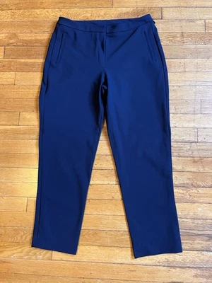 Pantalón Lululemon On The Move para mujer 10 azul marino elástico Foto 1 de 4