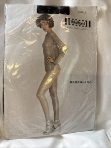 Medias Wolford Neon Brillo Color Negro? Talla pequeña hecha en Austria - Imagen 1 de 5