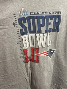 Super Bowl LII Patriots NFL Large Men's T Shirt 3XLT - Picture 1 of 2