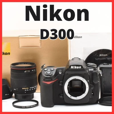 Juego de lentes F09 6608A Nikon D300 cuerpo 18-200 mm con caja original Foto 1 de 4
