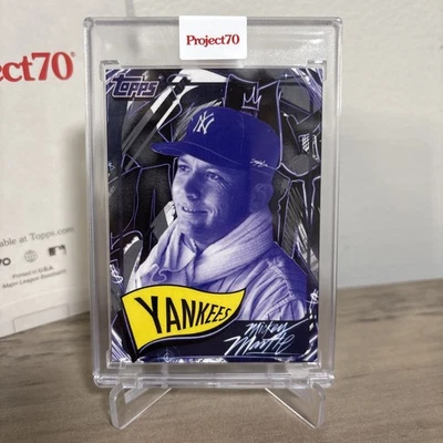 Mickey Mantle 2021 Topps Project 70 #749 1965 de King Saladeen con caja PR/1.006 Foto 1 de 3