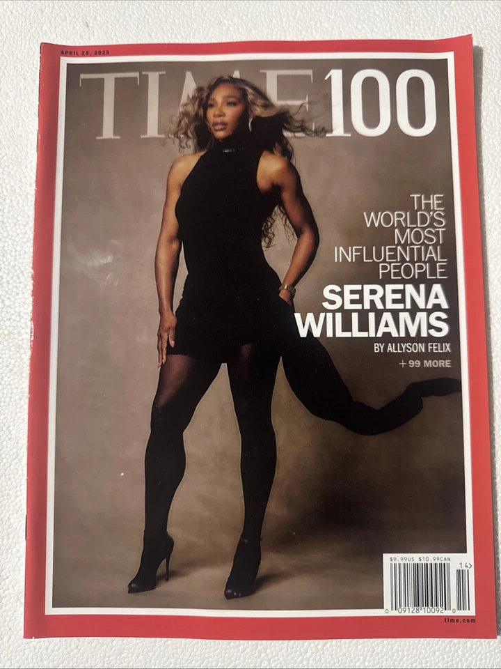 Time Magazine April 24 / 2025 Serena Williams by Allyson Felix free shipping - Image 1 of 1