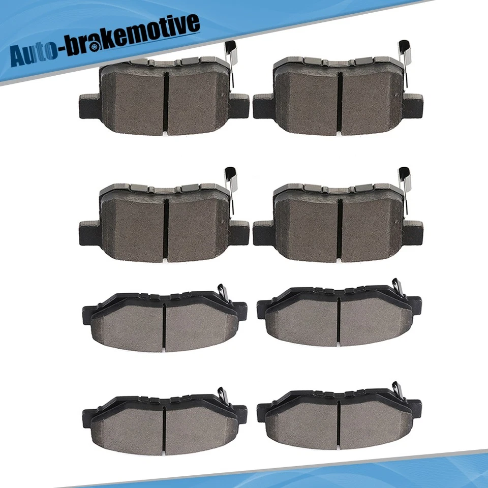 8X PASTILLAS CERÁMICAS FRENO BAJO POLVO DELANTERAS Y TRASERAS PARA HONDA ACUERDO CUPÉ 2008-2010 Foto 1 de 4