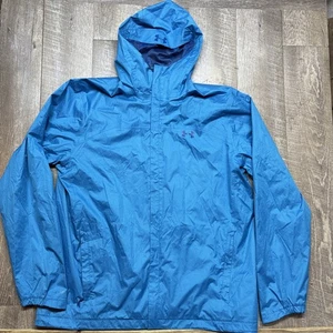 Chaqueta de lluvia impermeable Under Armour XL Overlook para hombre UA azul a prueba de tormentas - Imagen 1 de 11