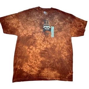 The Mountain Jeep Batik T-Shirt Herren 2XL Go Away Neuheit Grafik Tee - Bild 1 von 6