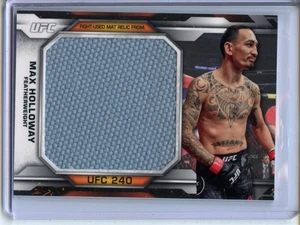2020 Topps UFC MMA Knockout Jumbo Fight Mat Relic #JFR-MH Max Holloway #48/135 - Picture 1 of 2