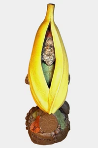 Gnomo vintage da collezione di Tom Clark edizione #78 "Bananaman" - Foto 1 di 9