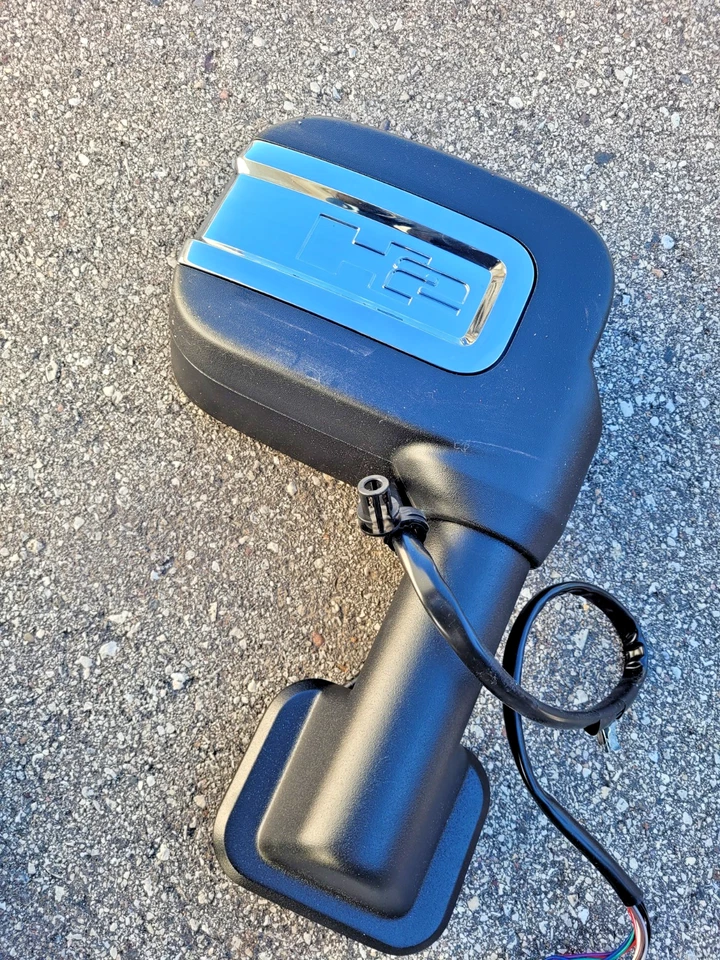 03-07 Espejo de puerta eléctrico Hummer H2 tapa cromada pasajero derecho derecho nuevo en caja Foto 1 de 4