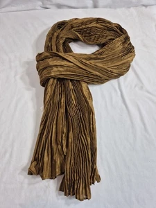 Eileen Fisher Women's Scarf Bronze Whisper Silk Scarf One Size (52) - Picture 1 of 8
