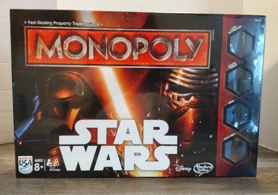Star Wars The Force Awakens Monopoly Brand New Sealed Hasbro Disney  - Image 1 of 4