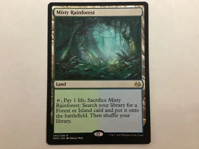 MTG Modern Masters 2017 MISTY RAINFOREST LP (3109) Graded Power - Image 1 of 2